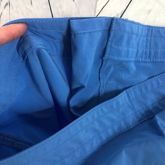 Lands' End Womens Blue Yellow Board Swim shorts size 12 - Picture 11 of 12